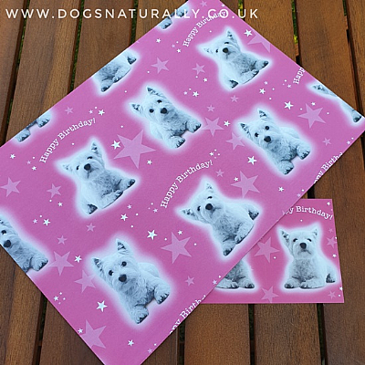 Westie Birthday Wrapping Paper